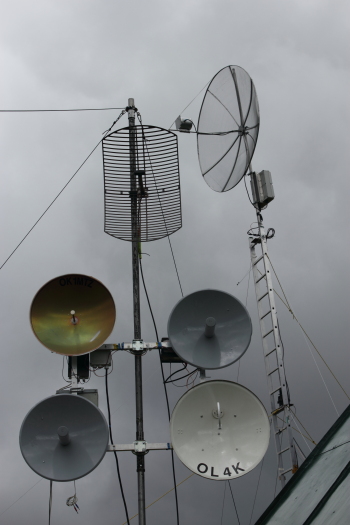 Anteny pro pasma od 1 296 MHz az po 24 GHz