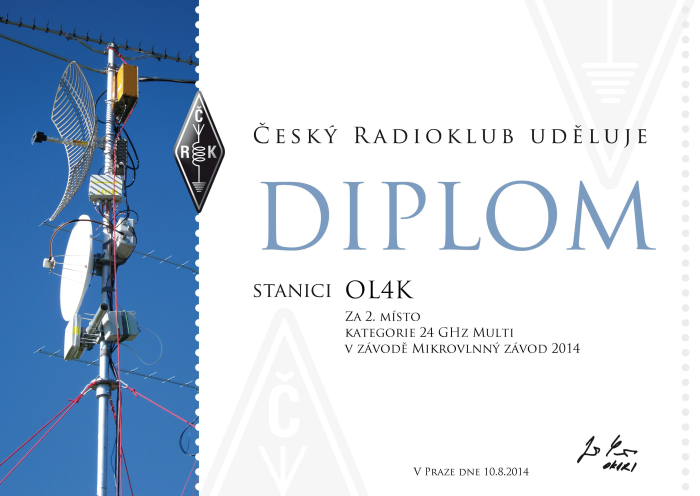 OL4K MW Contest 2014 24 GHz
