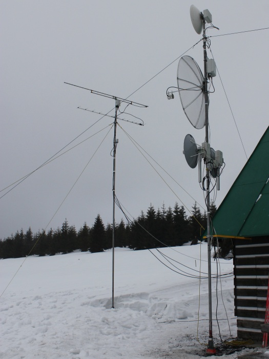 Yagi a paraboly pro 70 - 6cm a 24 GHz v sobotu