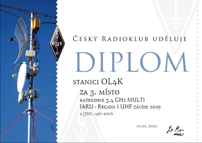 OL4K UHF Contest 2019 9 cm